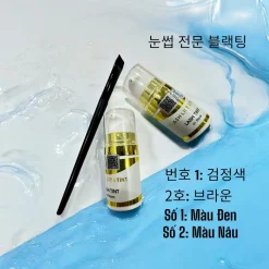Bộ Nhuộm Nâu, Đen Cho Lông Mi, Lông Mày, Hàng Chuẩn Korea